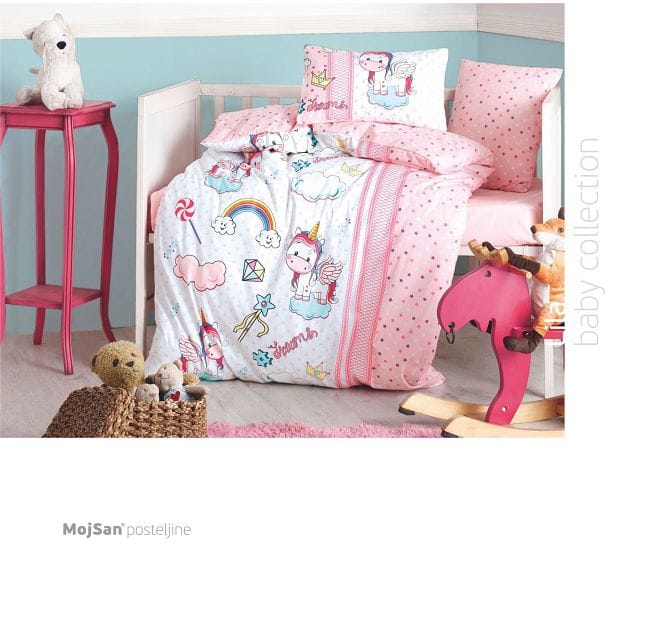 Posteljnina Baby Lila